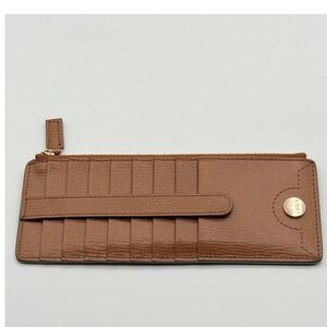 Lodis Canyon Long Stanley RFID Slim Line Womens Wallet Brown Minimalist Classic